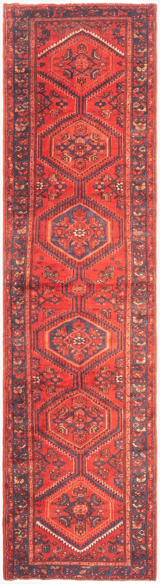 3' 3 x 12' 4 Hamedan Runner Rug