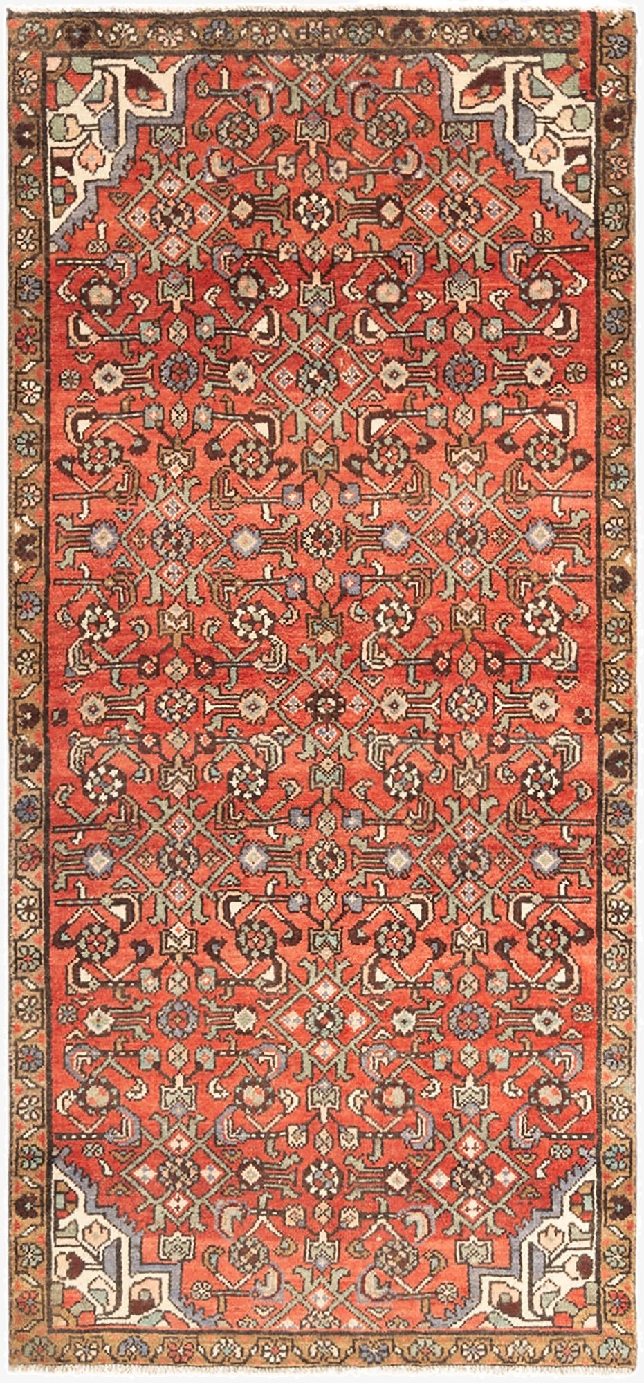 3' 1 x 6' 8 Hamedan Runner Rug