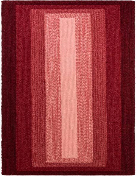 Detail image of 2' 7 x 12'  Hand Hand Braided Wool Runner Rug