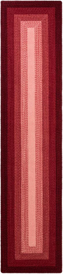 Detail image of 2' 7 x 12' Handmade Hand Braided Wool Runner Rug