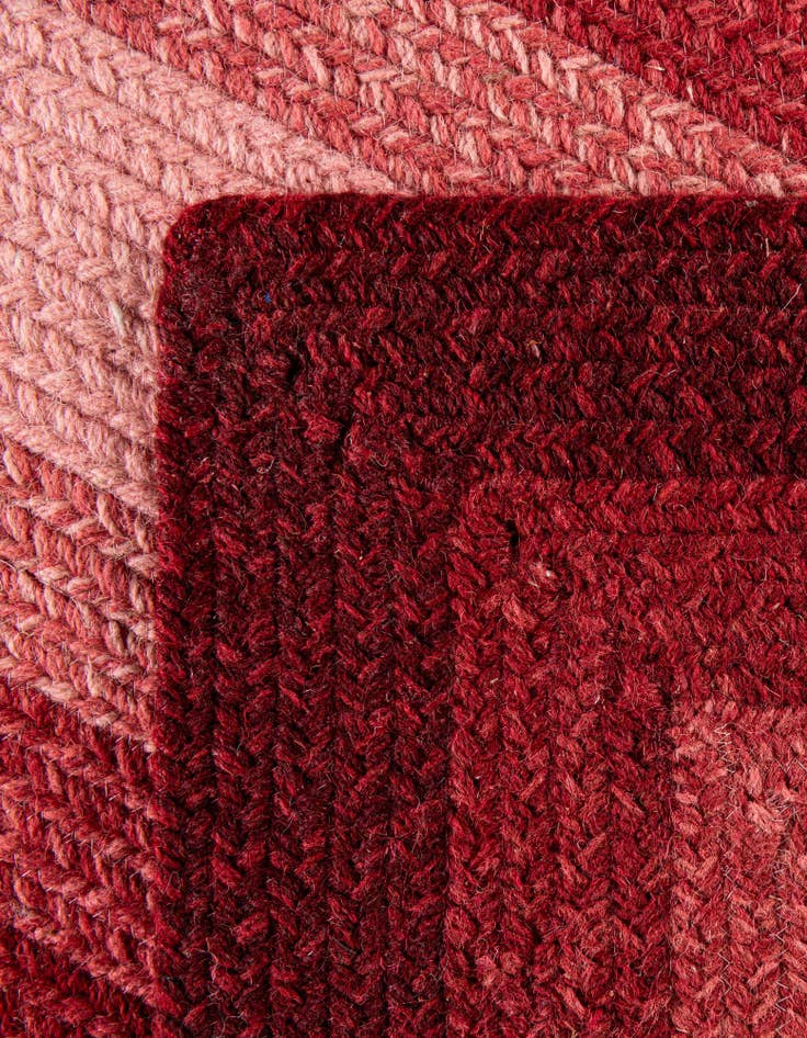 Detail image of 2' 7 x 8'  Hand Hand Braided Wool Runner Rug