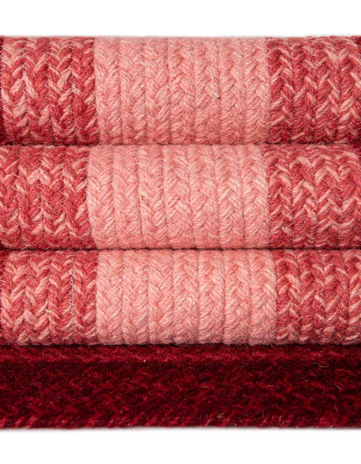 Detail image of 2' 7 x 8'  Hand Hand Braided Wool Runner Rug