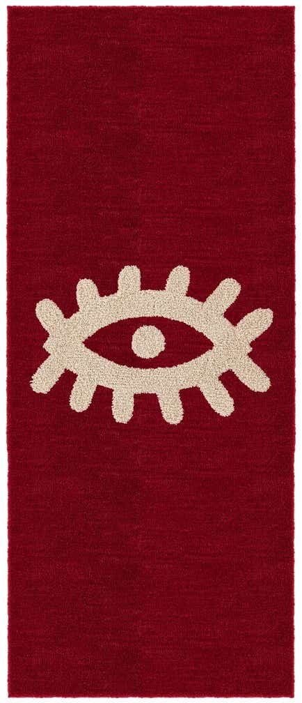 2' x 6' 1 Handtufted Wool Runner Rug