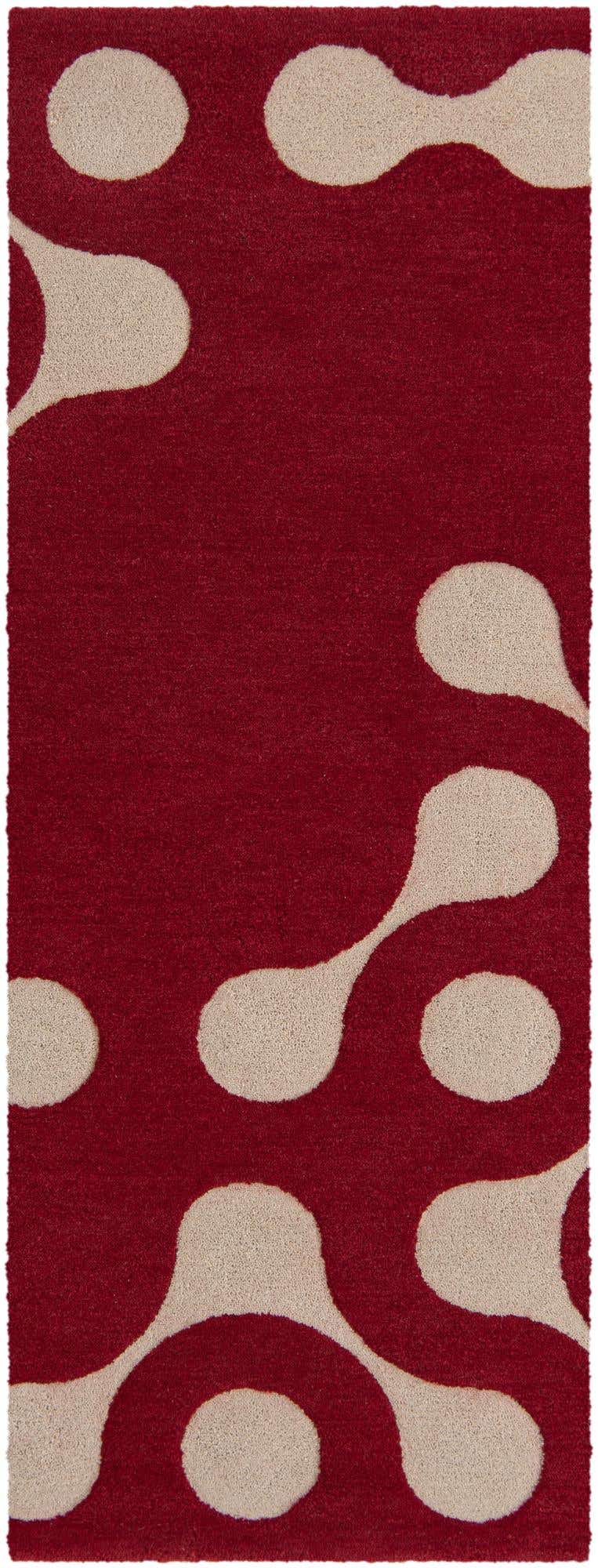 2' x 6' 1 Handtufted Wool Runner Rug