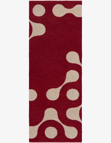 2' x 8' Handtufted Wool Runner Rug