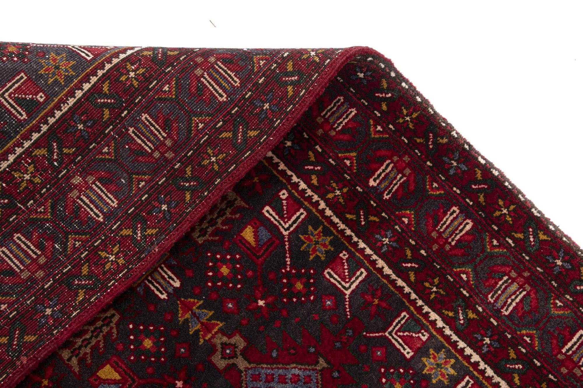 3' x 14' 7 Heriz Wool Runner Rug