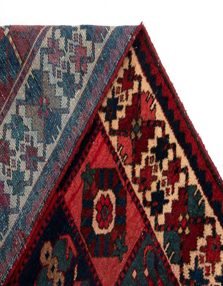Detail image of 5' 1 x 10' 4 Heriz Wool Runner Rug