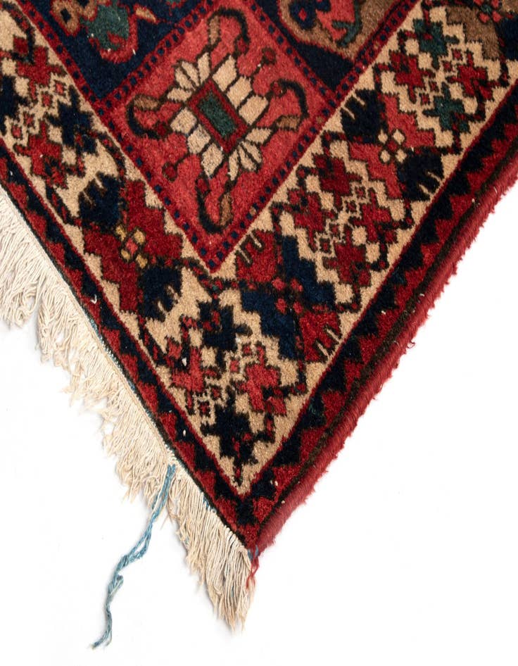 Detail image of 5' 1 x 10' 4 Heriz Wool Runner Rug