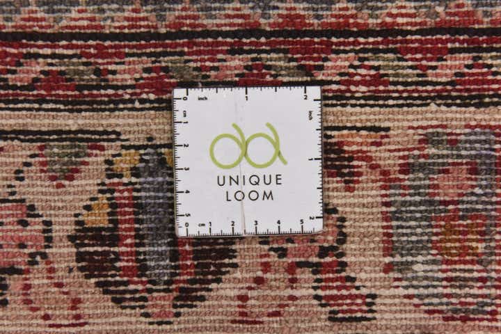 3' 10 x 10' 6 Hand Knotted Hossainabad Persian Wool Runner Rug