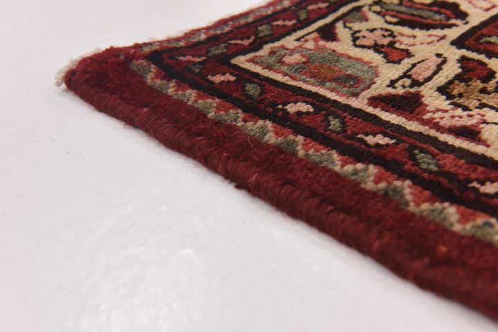 3' 10 x 10' 6 Hand Knotted Hossainabad Persian Wool Runner Rug