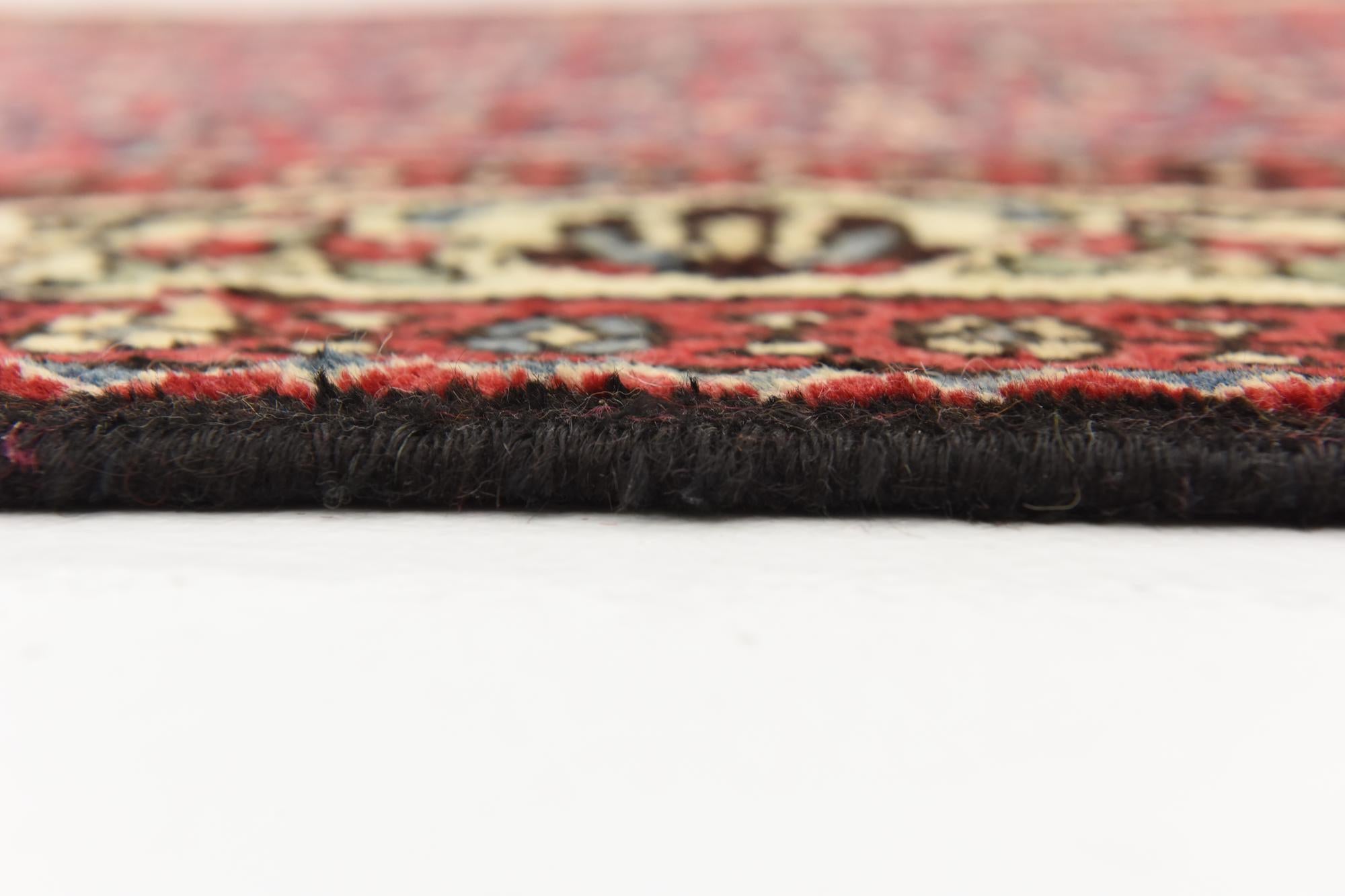 3' 6 x 9' 6 Hand Knotted Hossainabad Persian Wool Runner Rug