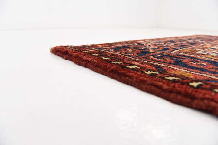 3' 8 x 9' 10 Hand Knotted Hossainabad Persian Wool Runner Rug