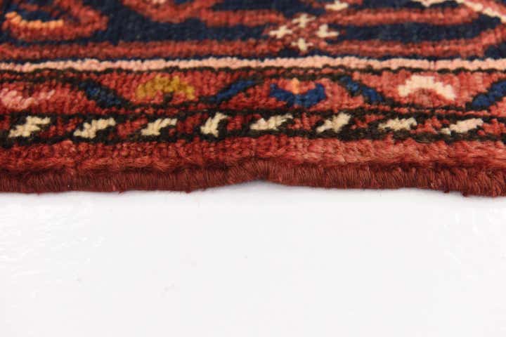 3' 8 x 9' 10 Hand Knotted Hossainabad Persian Wool Runner Rug