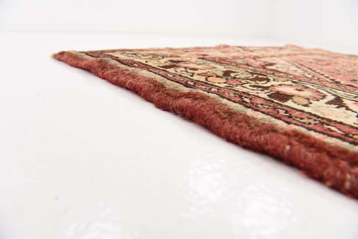 3' 6 x 10' 4 Hand Knotted Hossainabad Persian Wool Runner Rug