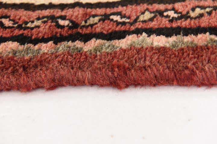 3' 6 x 10' 4 Hand Knotted Hossainabad Persian Wool Runner Rug