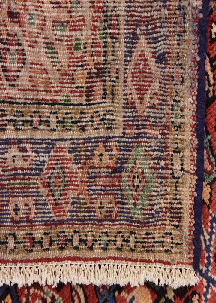 3' 8 x 10' 4 Hand Knotted Hossainabad Persian Wool Runner Rug