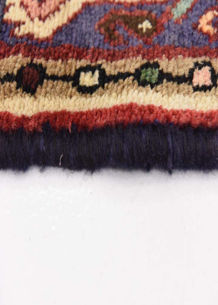 3' 8 x 10' 4 Hand Knotted Hossainabad Persian Wool Runner Rug