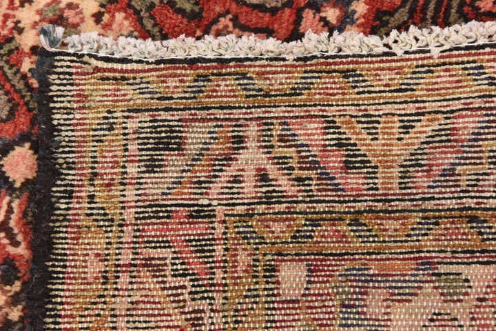 110cm x 295cm anudado a mano Hossainabad Alfombra Persa Lana Pasillera