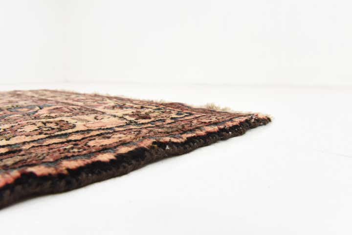 3' 8 x 11' 4 Hand Knotted Hossainabad Persian Wool Runner Rug