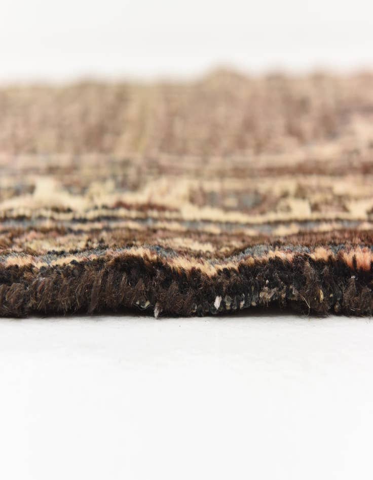 Detail image of 3' 8 x 11' 4 Hand Knotted Hossainabad Persian Wool Runner Rug