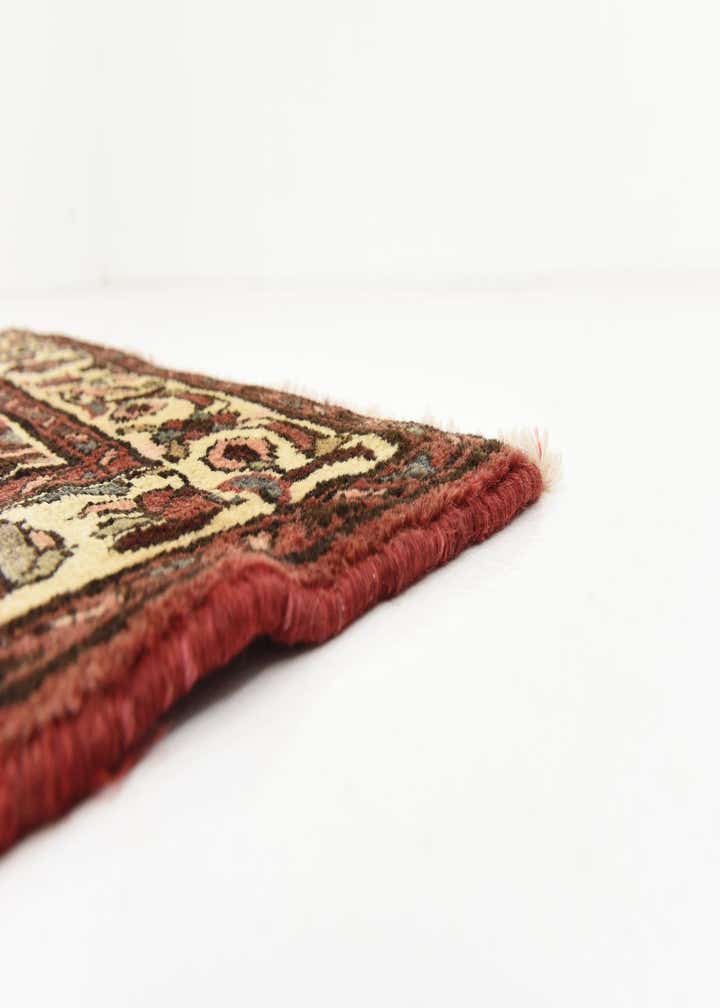 3' 7 x 10' 7 Hand Knotted Hossainabad Persian Wool Runner Rug