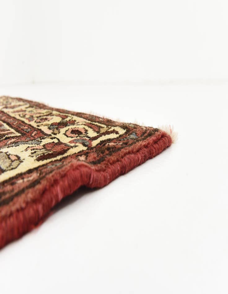 Detail image of 3' 7 x 10' 7  Hand Knotted Hossainabad Persian Wool Runner Rug