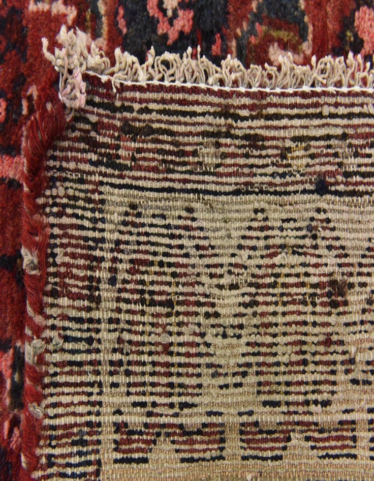 Detail image of 3' 8 x 10' 6  Hand Knotted Hossainabad Persian Wool Runner Rug