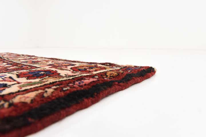 4' x 9' 6 Hand Knotted Hossainabad Persian Wool Runner Rug