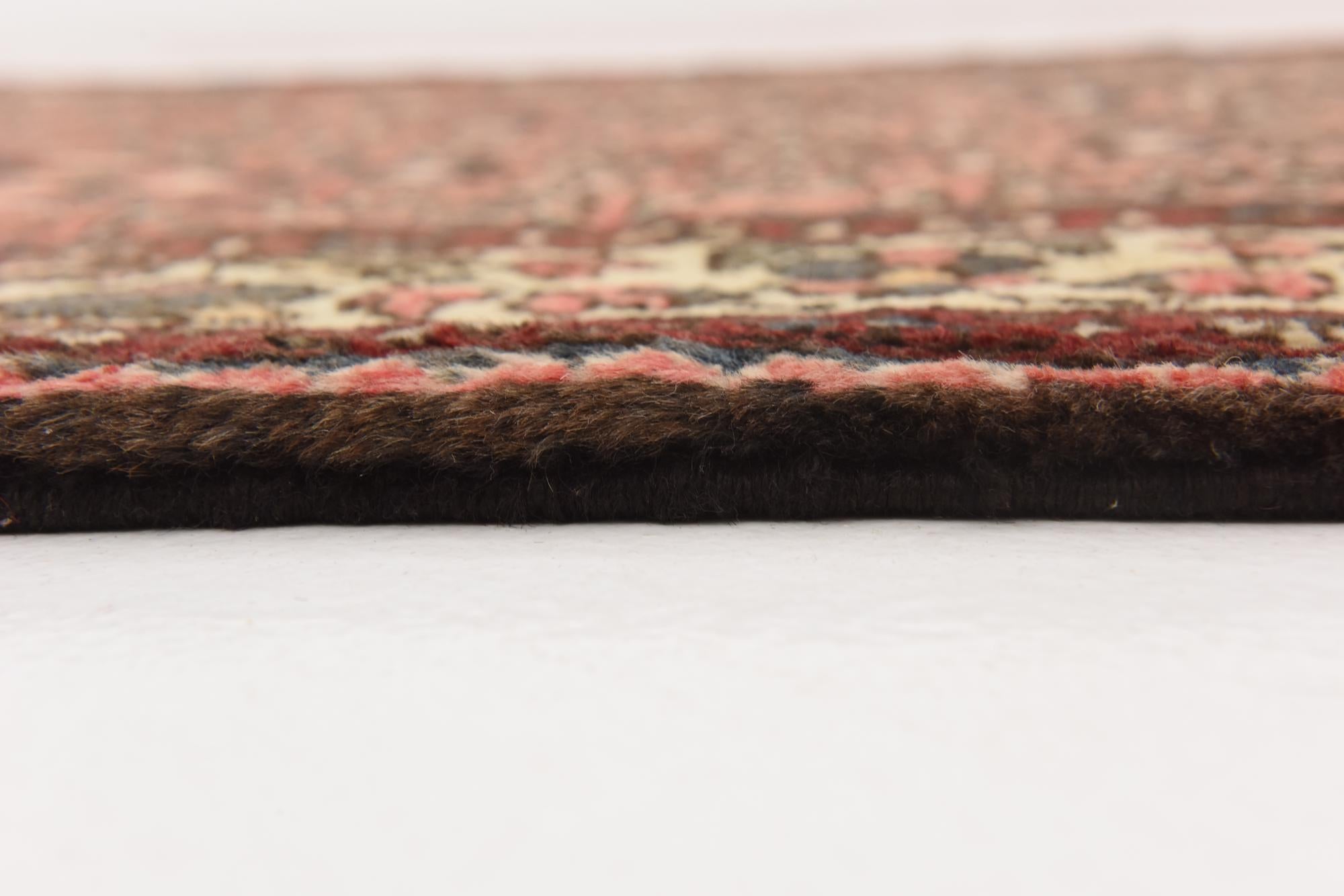 3' 10 x 10' Hand Knotted Hossainabad Persian Wool Runner Rug