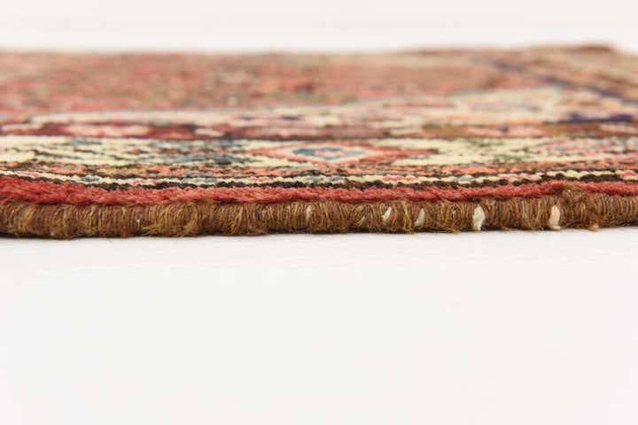 3' 10 x 9' 6 Hand Knotted Hossainabad Persian Wool Runner Rug