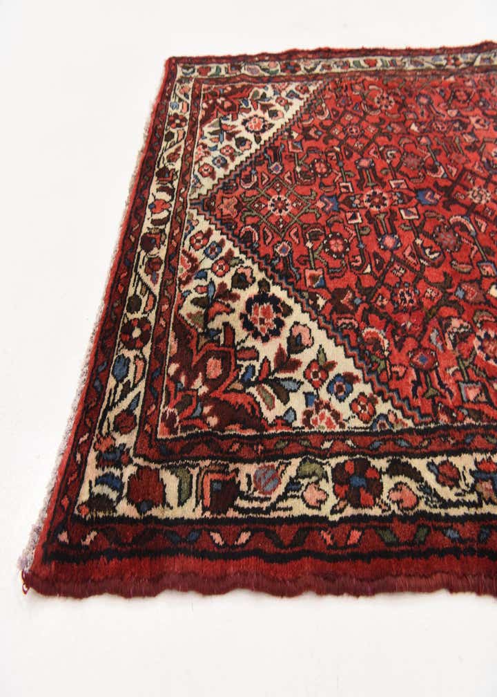 3' 10 x 10' 2 Hand Knotted Hossainabad Persian Wool Runner Rug