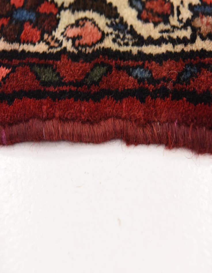 Detail image of 3' 10 x 10' 2 Hand Knotted Hossainabad Persian Wool Runner Rug