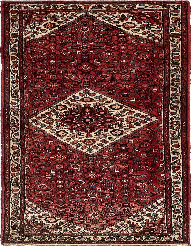 3' 10 x 10' 2 Hand Knotted Hossainabad Persian Wool Runner Rug