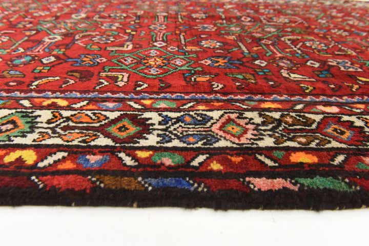 3' 10 x 10' 3 Hand Knotted Hossainabad Persian Wool Runner Rug