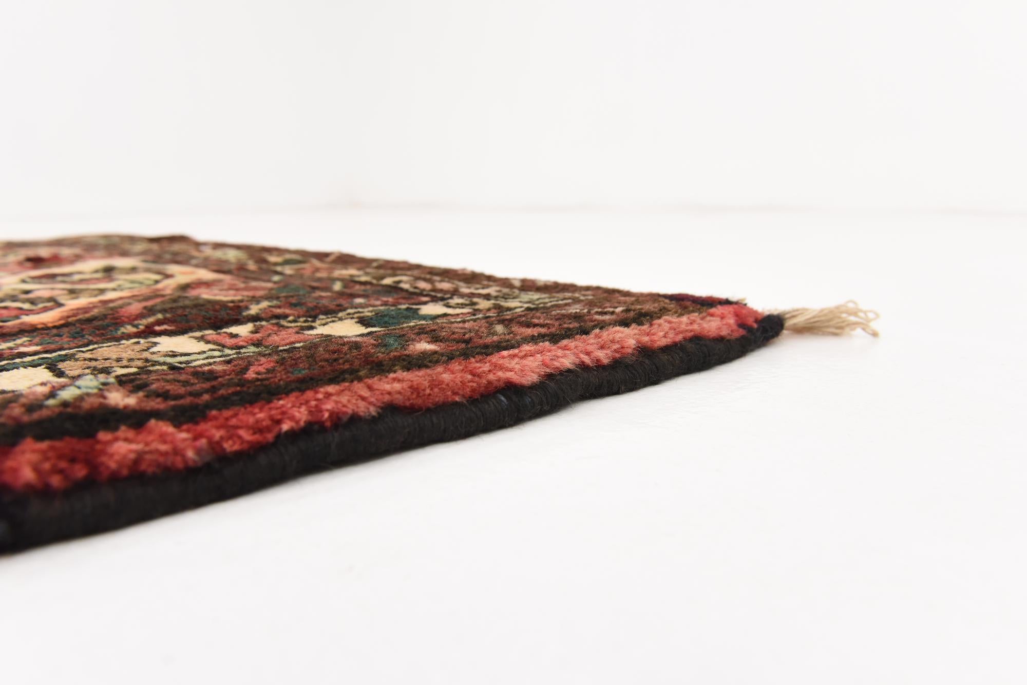 115cm x 315cm anudado a mano Hossainabad Alfombra Persa Lana Pasillera