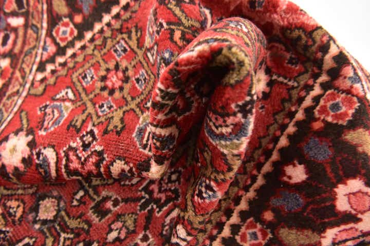 3' 6 x 10' 4 Hand Knotted Hossainabad Persian Wool Runner Rug