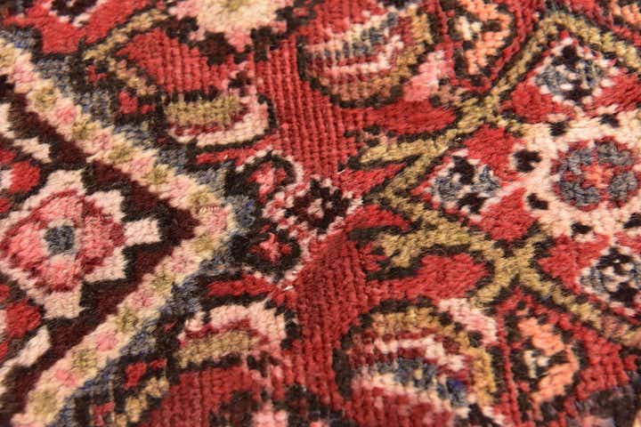 3' 6 x 10' 4 Hand Knotted Hossainabad Persian Wool Runner Rug