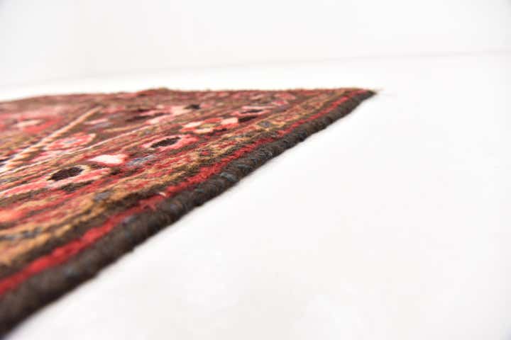 3' 6 x 10' 4 Hand Knotted Hossainabad Persian Wool Runner Rug