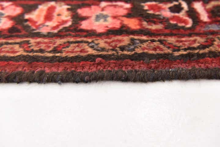 3' 6 x 10' 4 Hand Knotted Hossainabad Persian Wool Runner Rug