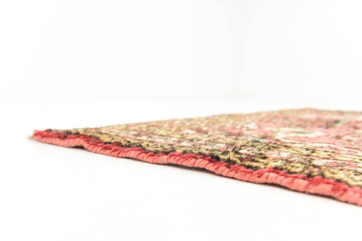 Detail image of 3' 6 x 10' 2 Hand Knotted Hossainabad Persian Wool Runner Rug