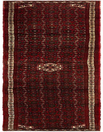 Detail image of 3' x 15' 9 Hossainabad Wool Runner Rug