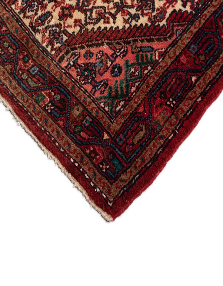 Detail image of 3' 8 x 10' 3 Hossainabad Wool Runner Rug