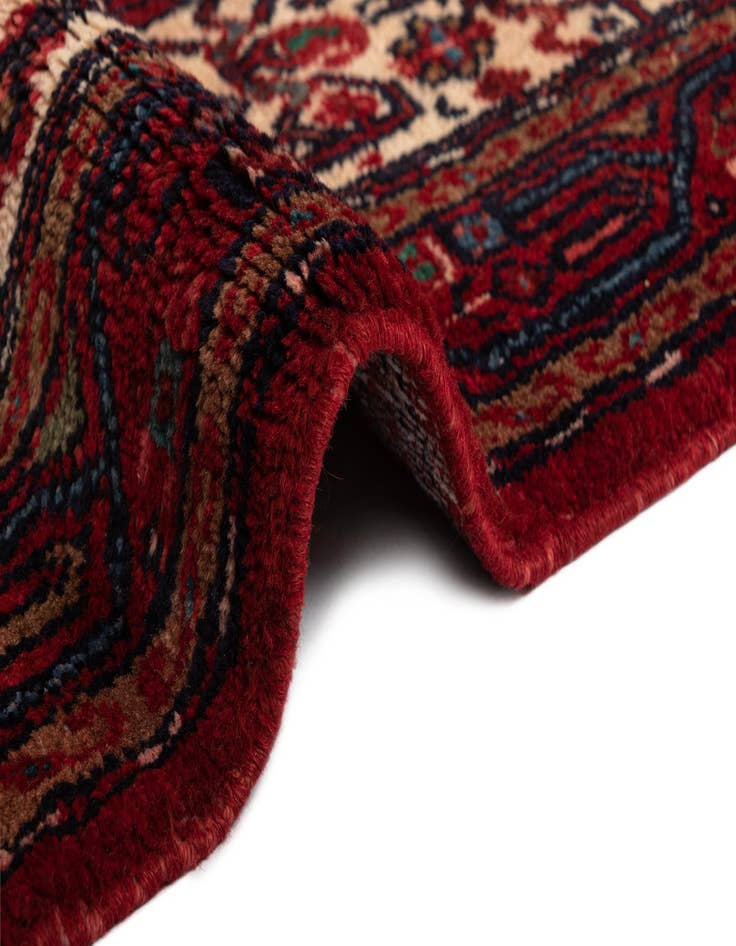 Detail image of 3' 8 x 10' 3 Hossainabad Wool Runner Rug