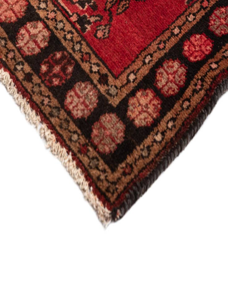 Detail image of 3' 7 x 10' 3 Hossainabad Wool Runner Rug