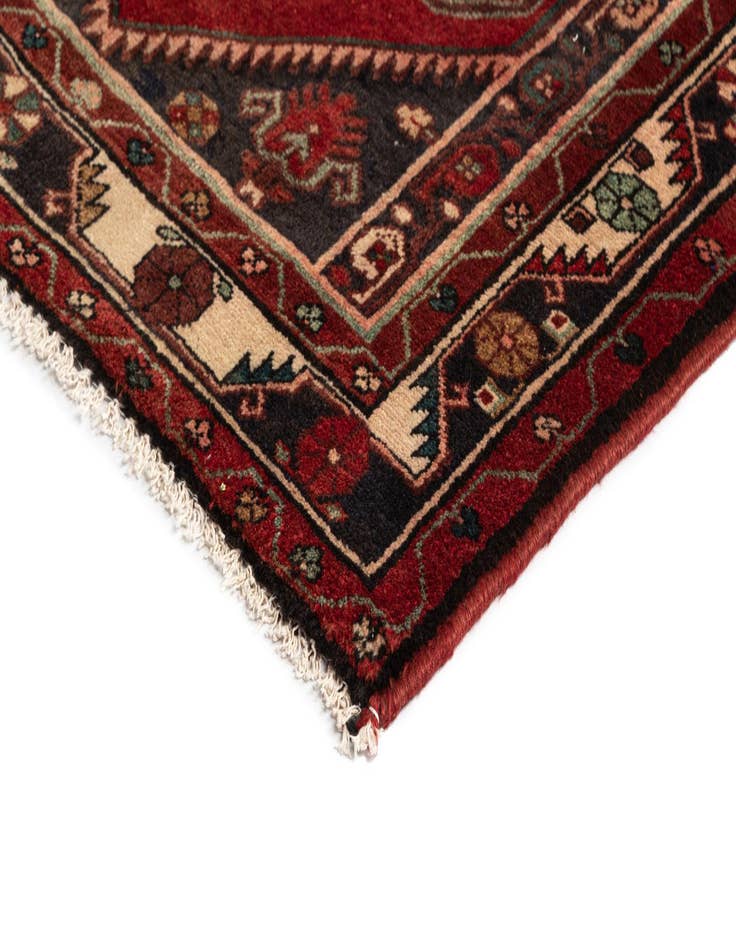 Detail image of 3' 5 x 10' 7 Hossainabad Wool Runner Rug