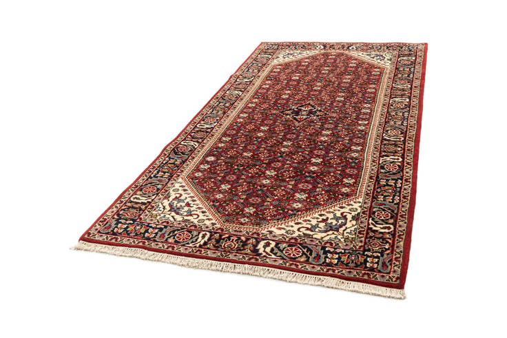 Detail image of 5' 2 x 10' 7 Hossainabad Wool Runner Rug