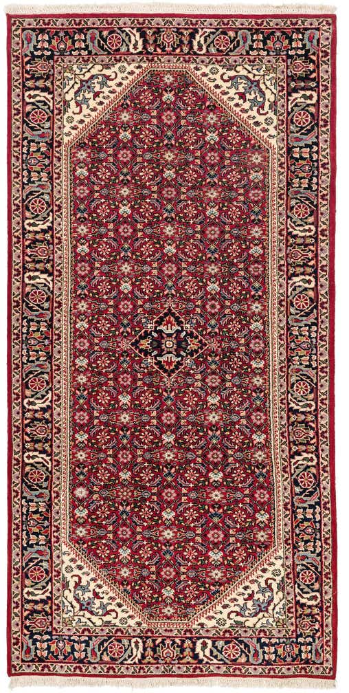 5' 2 x 10' 7 Hossainabad Wool Runner Rug