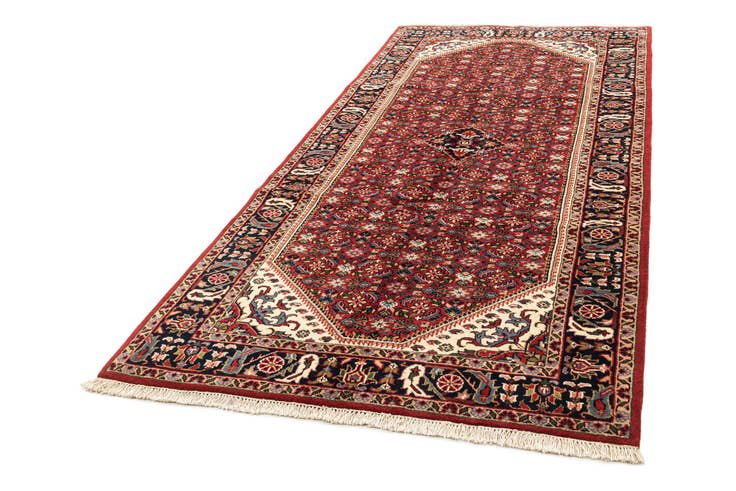 Detail image of 5' 4 x 11' 3 Hand Knotted Hossainabad Wool Runner Rug
