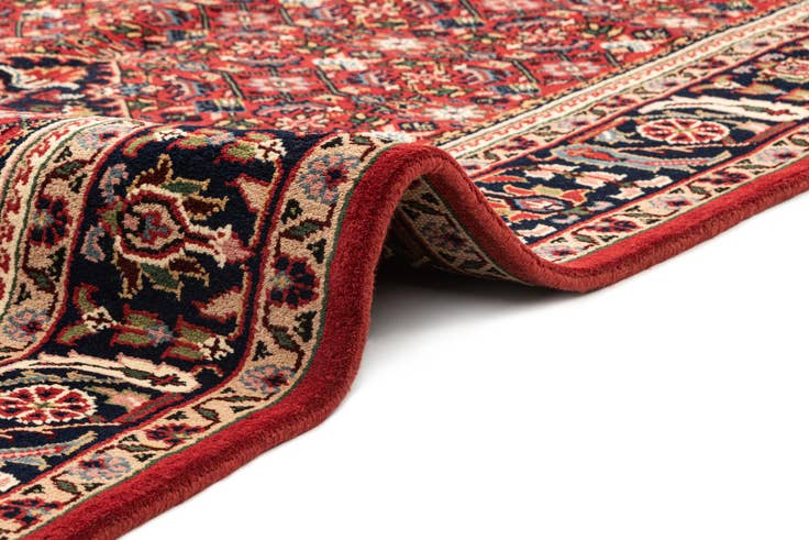 Detail image of 5' 4 x 11' 3 Hand Knotted Hossainabad Wool Runner Rug