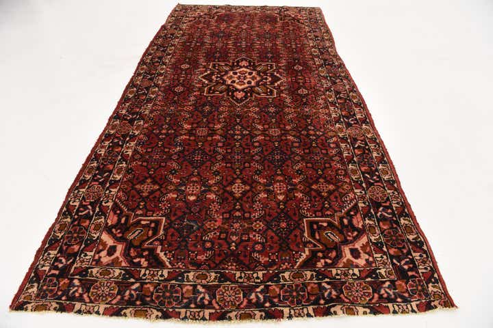 165cm x 350cm Handgeknüpft Hossainabad Persisch Wolle Läufer Teppich